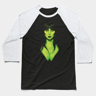 Retro Vintage Elvira Mistress of The Dark Baseball T-Shirt